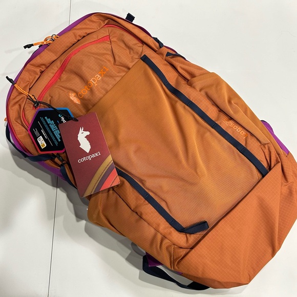 Cotopaxi Lagos 25L Hiking Hydration Pack Mezcal Foxglove Orange NWT Backpack - Picture 1 of 13
